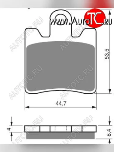 Тормозные колодки Gold-Fren 326 S3  326 s3