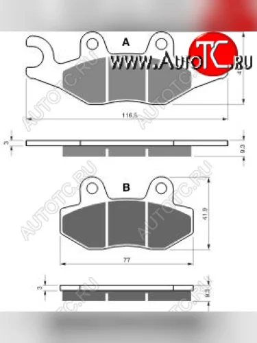 Тормозные колодки Gold-Fren 329 S3  329 s3
