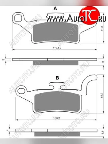 Тормозные колодки Gold-Fren 330 S3  330 s3