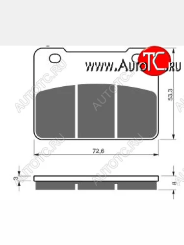 Тормозные колодки Gold-Fren 331 S3  331 s3