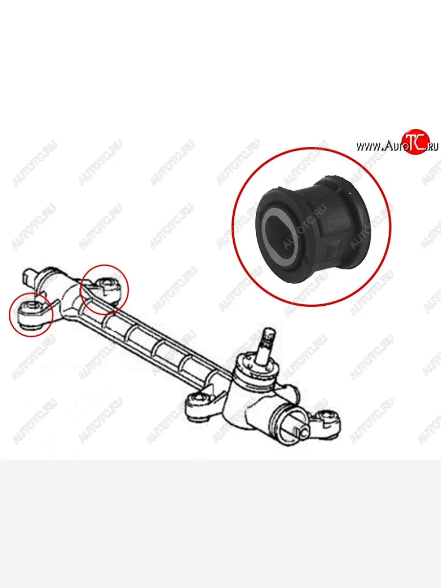 Втулка рулевой рейки Toyota Corolla (E150,E120) 00-13  Corolla Fielder (E120,E140) 00-12  Corolla SAT ST-45510-12290B1  в Воронеже Воронежской области