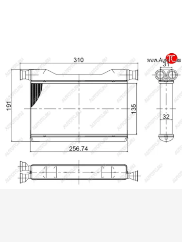 Радиатор отопителя салона BMW 5-SERIES 10-166-SERIES 12-187-SERIES 08-15ROLLS-ROYCE CHOST 09-20 SAT ST-87-0065