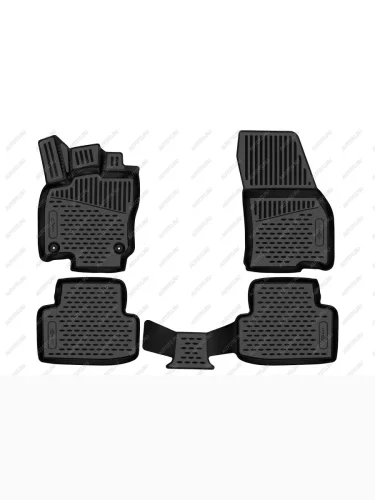 Коврики 3D в салон подходят для JETTA VS5 2023-, 4шт. (ПУ, повышенная износостойкость)  Джетта ВС5 FORMAT format.3dan0572210k