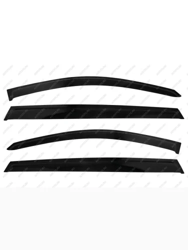 Дефлектор боковых дверей Li L7, 2023-, 4ч., темный  Ликсианг Л7 SIM nld.slixl72232