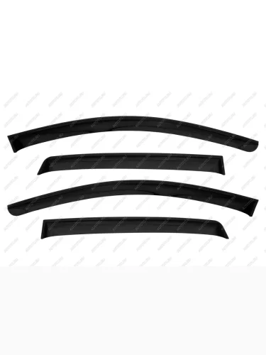 Дефлекторы окон, накладной, 4 шт., MITSUBISHI XPANDER 2017- кроссовер  Митсубиси Хпандер REIN reinwv1327