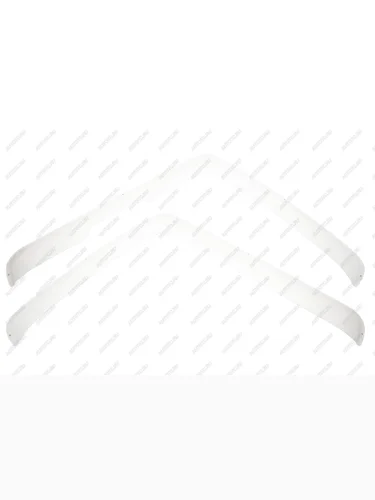 Дефлекторы окон, накладной, 2 шт., FAW J7 2023- грузовик, тягач, белый  ФАВ Джей 7 REIN reinwv1332