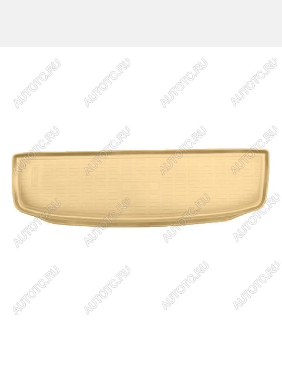 Коврик багажника (полиуретан, разложенный 3-й ряд) Norplast Unidec Changan CS95 рестайлинг (2018-2024) (бежевый)  в Самаре Самарской области