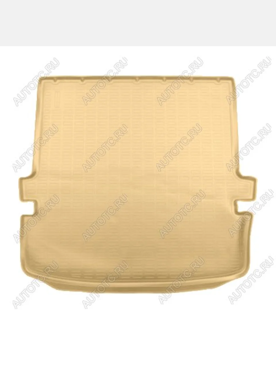 Коврик багажника (полиуретан, сложенный 3-й ряд) Norplast Unidec Changan CS95 рестайлинг (2018-2024) (бежевый)  в Керчи Республика Крым