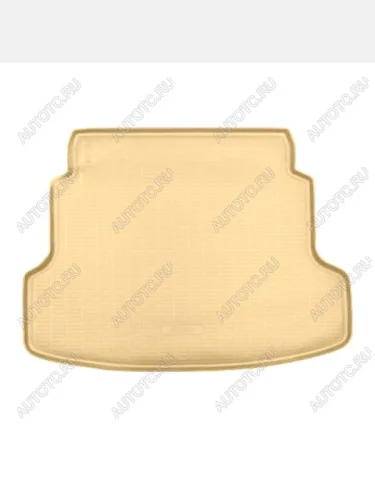 Коврик багажника (спинка второго ряда не складывается, к-я LX) Norplast Unidec (бежевый) Changan Eado Plus седан (2019-2025)