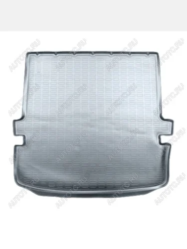 Коврик багажника (полиуретан, сложенный 3-й ряд) Norplast Unidec (серый) Changan CS95 рестайлинг (2018-2024)