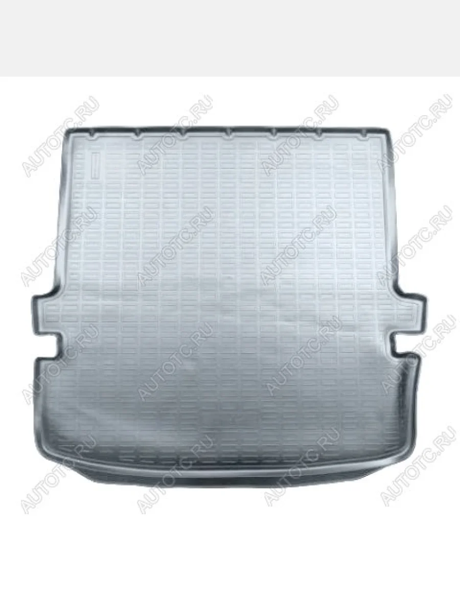 Коврик багажника (полиуретан, сложенный 3-й ряд) Norplast Unidec Changan CS95 рестайлинг (2018-2024) (серый)  в Воронеже Воронежской области