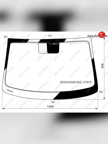 Стекло лобовое (Антенна) Chevrolet Volt 10-15 XYG 3032AGNAVWZ LFW/X
