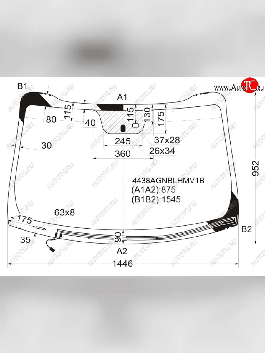 Стекло лобовое (Обогрев щеток Датчик дождя) Kia Sportage 10-16 FUYAO 4438AGNBLHMV1B  в Керчи Республика Крым