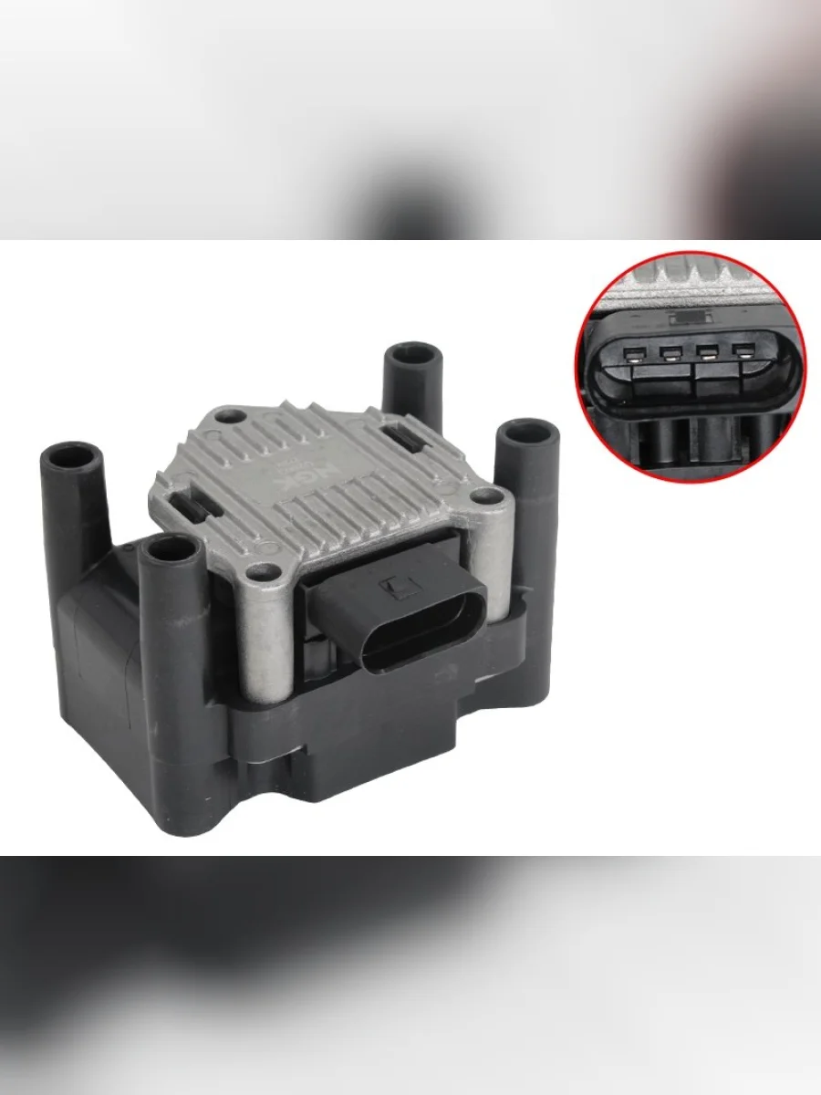 Катушка зажигания VAG A2A3A4FABIAOCTAVIASUPPERBCADDYGOLFJETTAPASSATPOLOTOURAN (модуль) NGK 48010  в Самаре Самарской области
