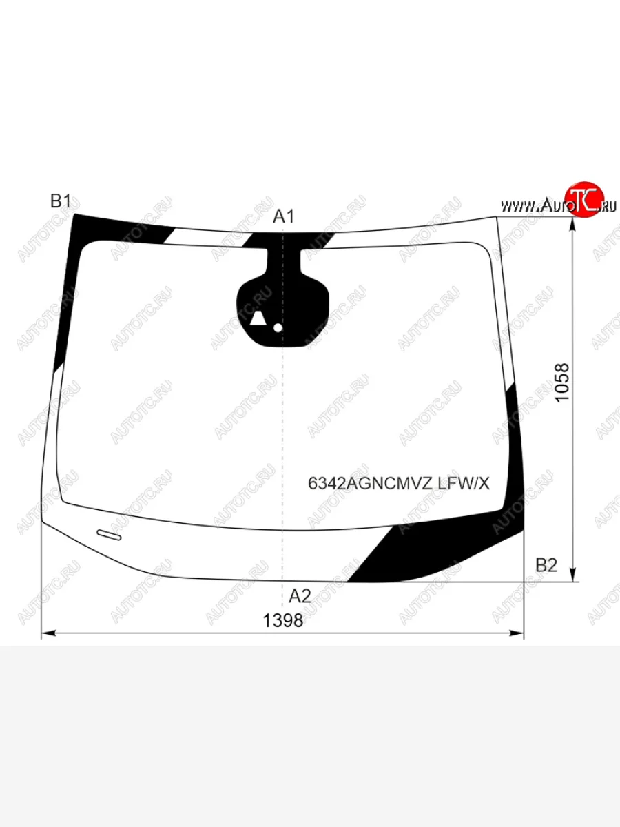Стекло лобовое (Камера Датчик дождя) Opel Astra 15- XYG 6342AGNCMVZ LFW/X  в Керчи Республика Крым