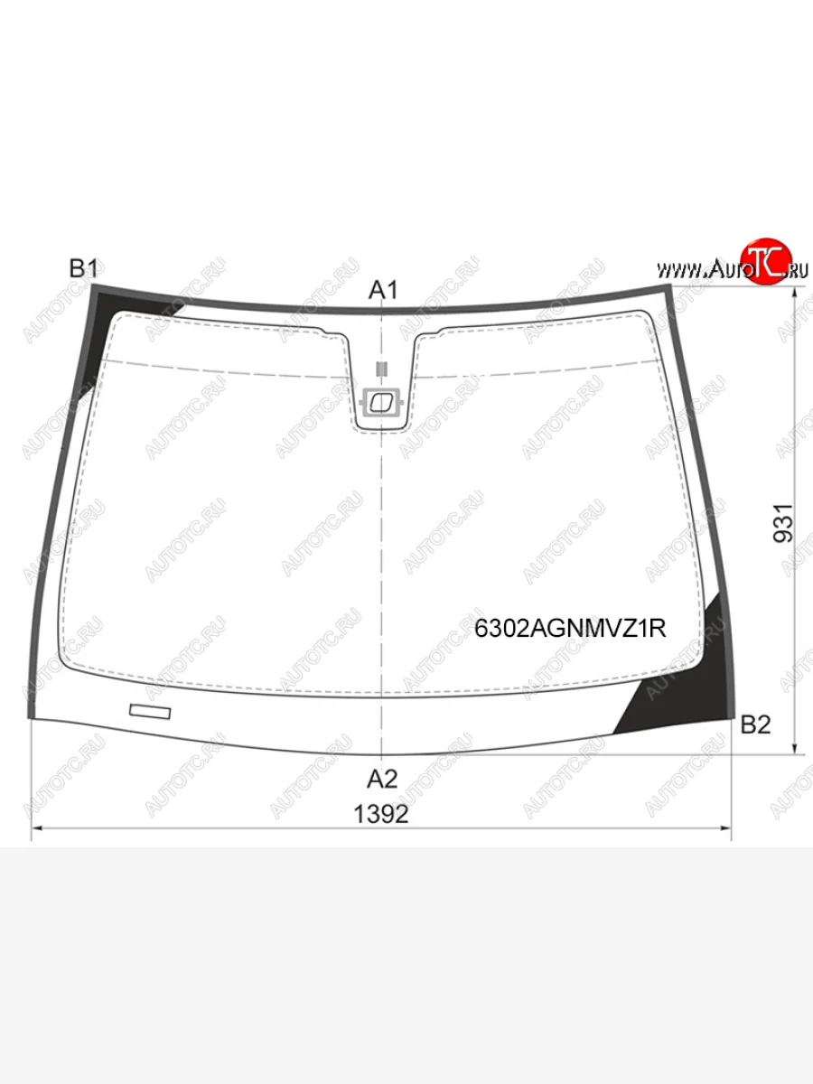 Стекло лобовое (датчик дождя, молдинг) FUYAO Opel Astra H универсал рестайлинг (2007-2015) (зеленое)  в Керчи Республика Крым
