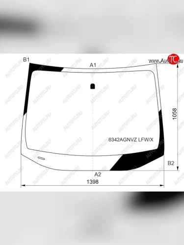 Стекло лобовое Opel Astra 15- XYG 6342AGNVZ LFW/X