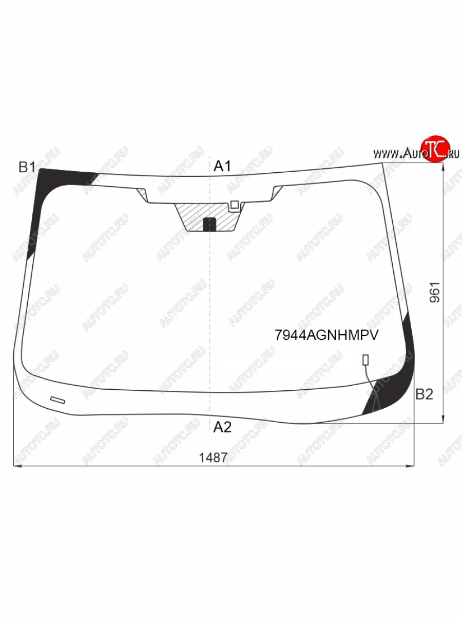 Стекло лобовое (обогрев щеток, датчик дождя, две камеры) FUYAO Subaru Forester SK/S14 дорестайлинг (2018-2021) (зеленое)  в Керчи Республика Крым