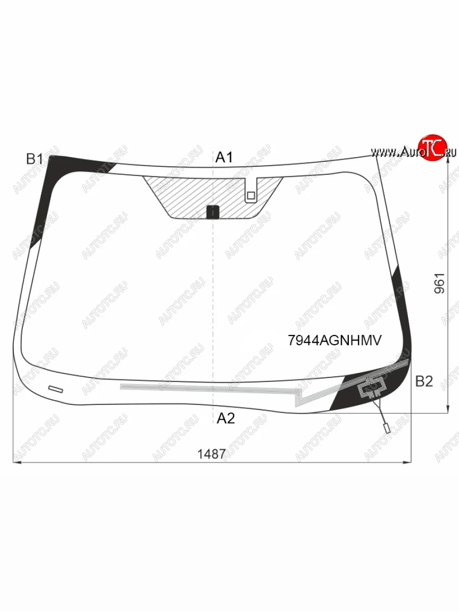 Стекло лобовое (обогрев щеток, датчик дождя) FUYAO Subaru Forester SK/S14 дорестайлинг (2018-2021) (зеленое)  в Керчи Республика Крым