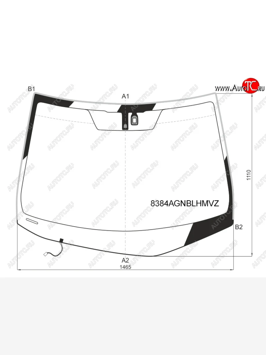 Стекло лобовое (обогрев щеток, датчик дождя, молдинг) FUYAO Lexus RX350 AL10 дорестайлинг (2008-2012) (зеленое)  в Керчи Республика Крым