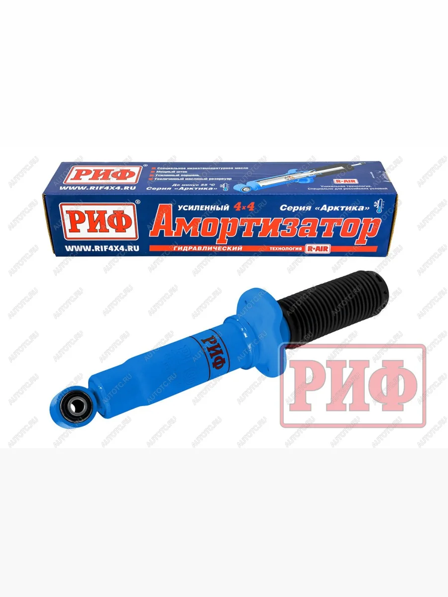 Амортизатор передний усиленный Арктика РИФ Mitsubishi Pajero 3 V70 дорестайлинг (1999-2003) (штатный)  с доставкой в г. Керчь