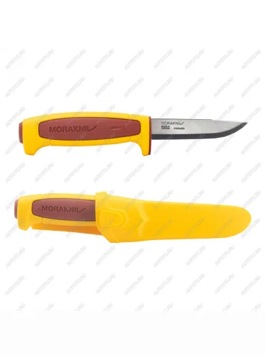 Нож MORAKNIV Basic 546 лимитированный 2023, длина клинка 91 мм, желтый  14148