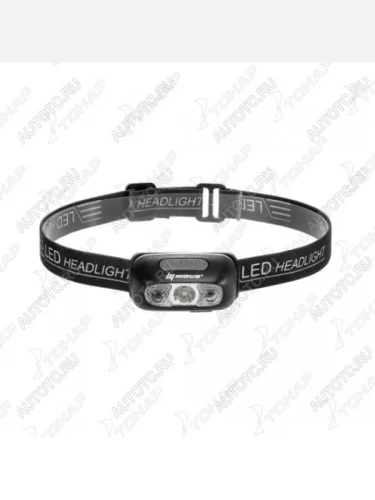 Фонарь налобный NISUS 3056S, сенсорный 120 LM, IPX4, USB 3056S  an-fn-3056s