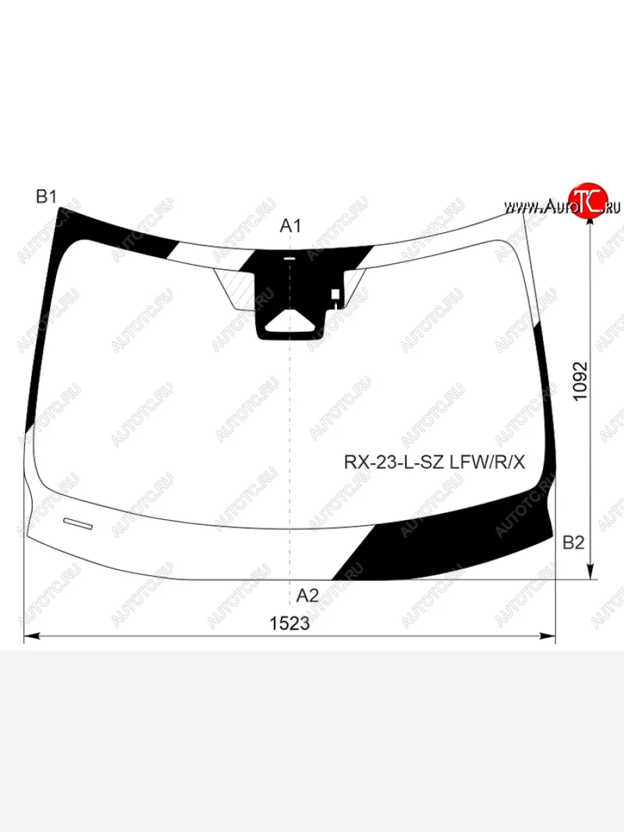 Стекло лобовое (камера, датчик дождя) XYG  Lexus RX500h (2022-2025) AL30 (зеленое)  в Воронеже Воронежской области