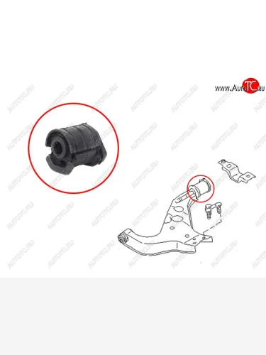 Сайлентблок Nissan Pathfinder 95-04  Terrano 95-02  Infiniti QX4 96-03  Nissan Elgrand 97-02 SAT ST-54570-0W000