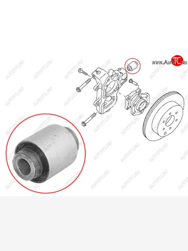 Сайлентблок Nissan Pathfinder 04-14  Hyundai i30 16-18  Ioniq 16-  Veloster 18-22 SAT ST-55157-7S000