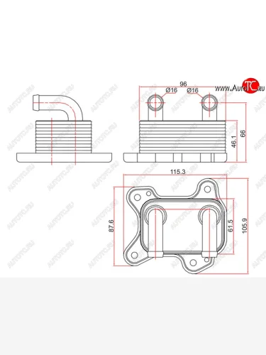 Радиатор масляный OPEL ASTRA G 00-09CORSA C 00-07MERIVA A 03-10 SAT ST-97223705