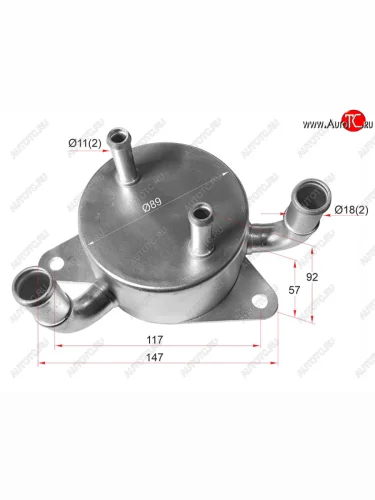 Радиатор масляный MAZDA 3 09-MAZDA 5 10- SAT ST-FSKC199F0