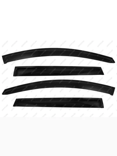 Дефлектор боковых окон Haval M6, 2021-, 2-е поколение, 4ч., темный  Хавал М6 SIM nld.shavm62132