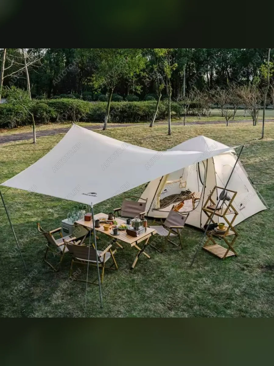 Палатка 3-хместная, быстросборная со стойками Naturehike Ango Seat Ibiza Mk2,6K хэтчбэк 3 дв. рестайлинг (1999-2002) (бежевая)  с доставкой в г. Пермь