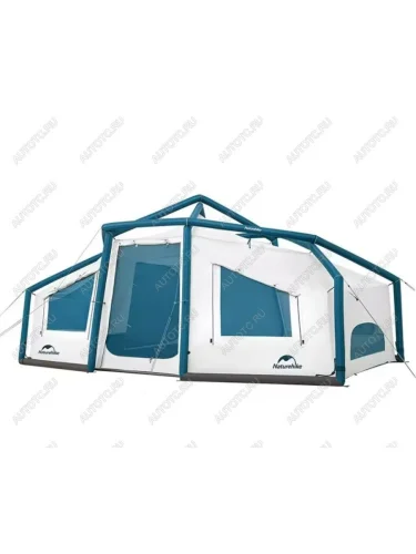 Палатка 2-местная, быстросборная, надувной каркас Naturehike Lingfeng Air 12.0 (бело-голубая) Foton Auman EST A (2022-2025)