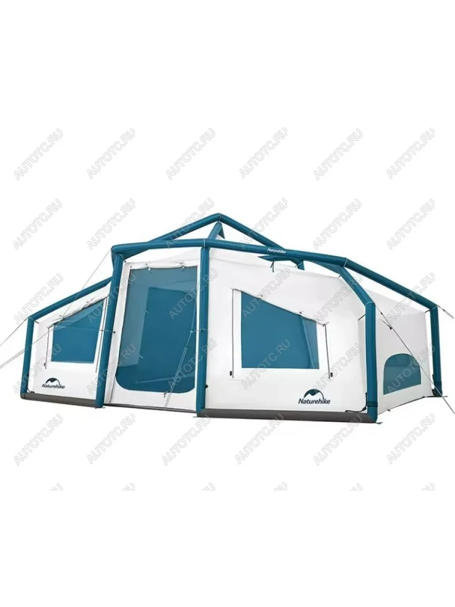 Палатка 2-местная, быстросборная, надувной каркас Naturehike Lingfeng Air 12.0 Dong Feng DFSK ix5 рестайлинг (2023-2025) (бело-голубая)  в Самаре Самарской области