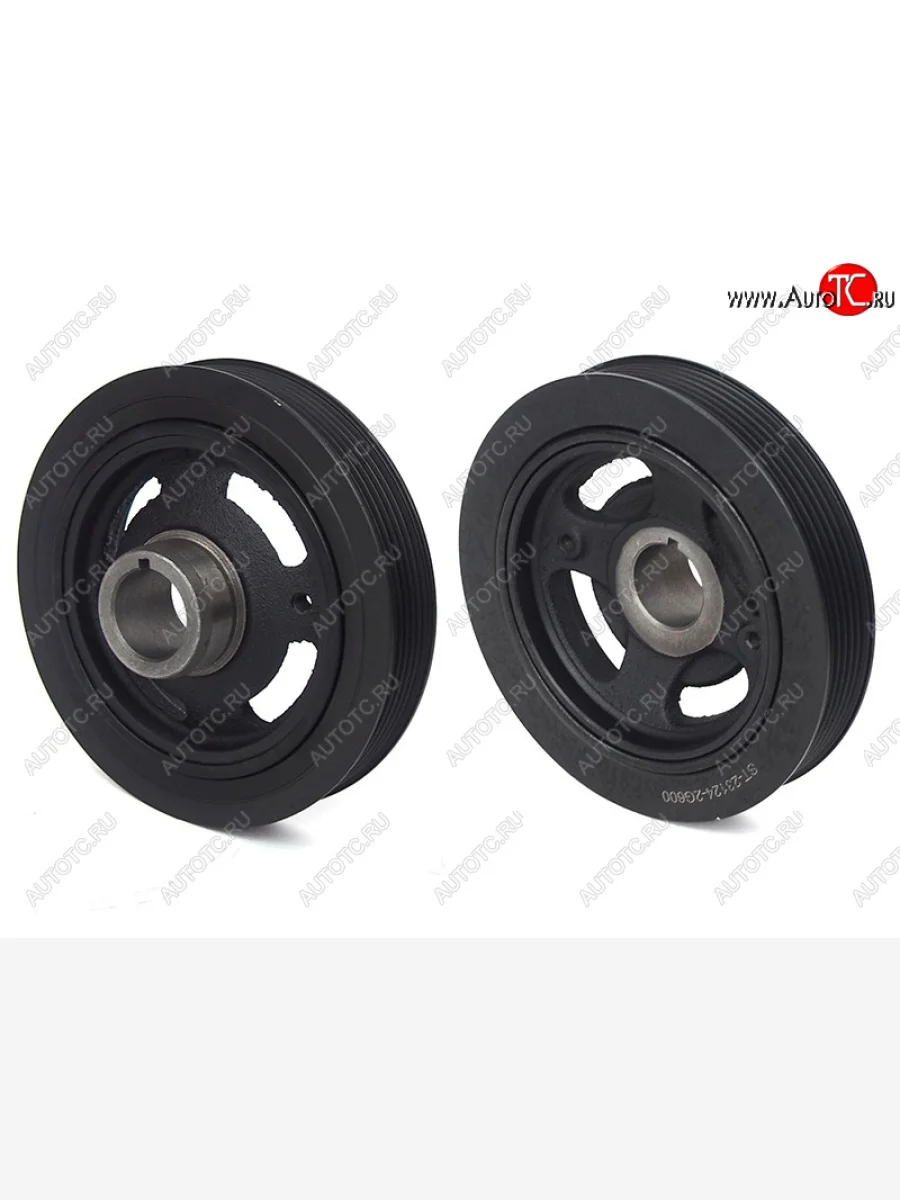 Шкив коленвала HYUNDAI SANTA FE 06-12AZERA 06-11IX35TUCSON 10MY 09-SONATA NF 05-10KIA CERATO II SAT ST-23124-2G600  в Керчи Республика Крым