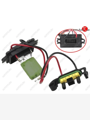 Резистор мотора отопителя RENAULT MEGAN II 02-09 SAT ST-495-0012