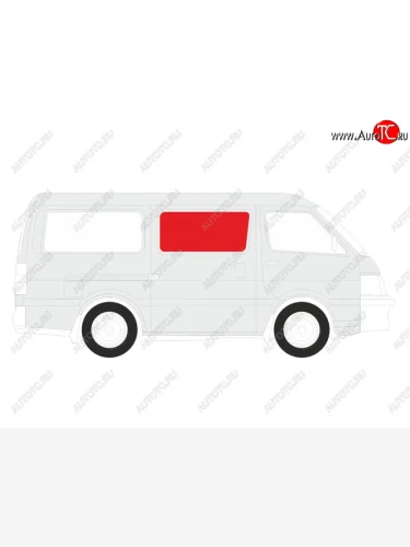 Стекло кузова боковое (не опускное) (Справа Цвет зеленый) Volkswagen Transporter 90-03  Caravelle XYG VW-T4-SL SF/RH/X