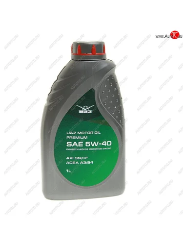Масло моторное UAZ ЛУКОЙЛ PREMIUM SNCF 5W40 синт.1л упаковка (ОАО УАЗ) УАЗ 000101-0010540-02