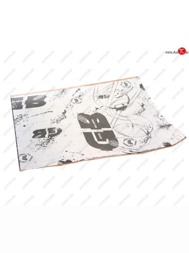 Шумоизоляция, вибропоглощение GB 3 (mini) (0.375х0.47м) толщина 3мм STP STP 00670-13-1510192-02-01