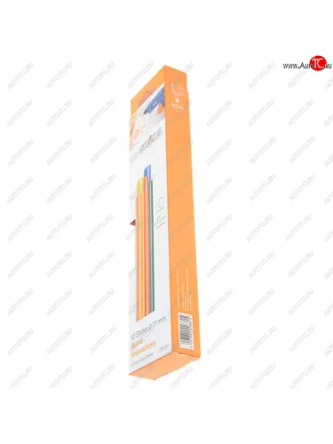 Стержень клеевой 11х250мм 10шт.цветной для дерева, бумаги, ткани 10шт. STEINEL STEINEL 006815