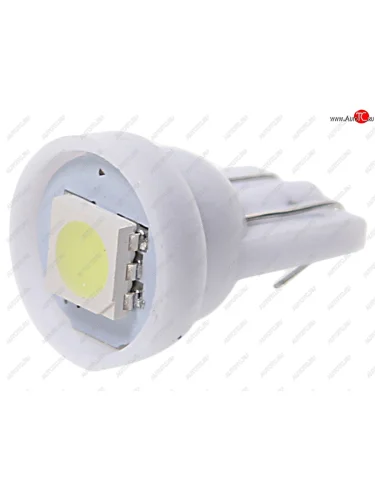 Лампа светодиодная 12V W5W T10 W2.1x9.5d 1 SMD 5050 White MEGA ELECTRIC MEGA ELECTRIC 010411w