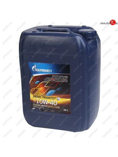 Масло дизельное DIESEL PRIORITET CH-4SJ 10W40 псинт.20л17.87кг GAZPROMNEFT GAZPROMNEFT 0253141972