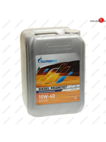 Масло дизельное DIESEL PRIORITET CH-4SJ 10W40 псинт.10л9.23кг GAZPROMNEFT GAZPROMNEFT 0253142308
