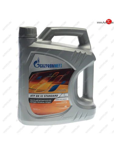Масло трансмиссионное ATF DX III Standart 4л GAZPROMNEFT GAZPROMNEFT 0253650140