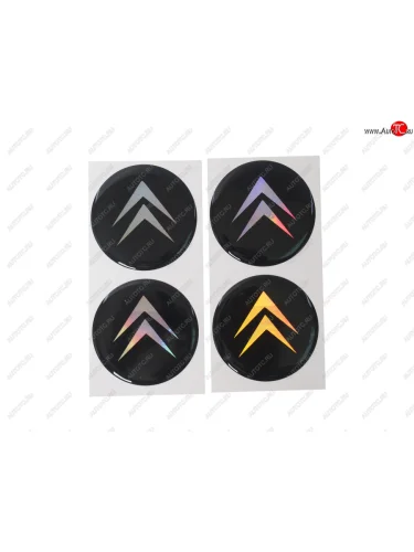 Эмблема диска колесного CITROEN (6см) комплект 4шт. AUTOSTICKERS 02564021966
