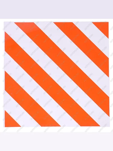 Наклейка-знак виниловая светоотражающая Негабаритный груз 40х40см AUTOSTICKERS AUTOSTICKERS 03010