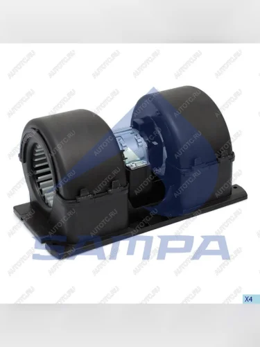 Мотор отопителя VOLVO FM9 (98-05) в сборе с корпусом SAMPA SAMPA 034.100