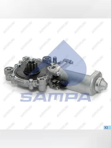 Мотор-редуктор стеклоподъемника SCANIA VOLVO правый SAMPA SAMPA 034.157